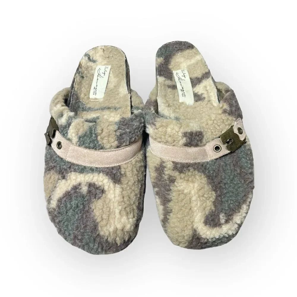 Vintage Havana Ricky Camo Clogs Mules - Size 8.5
